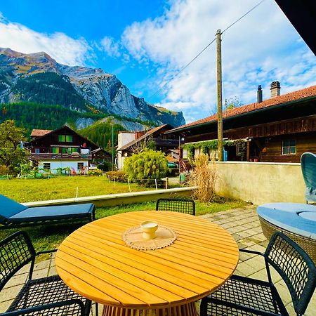 Cute & Cozy Oasis, Private Afternoon Sun Terrace Apartment Kandersteg Exterior foto