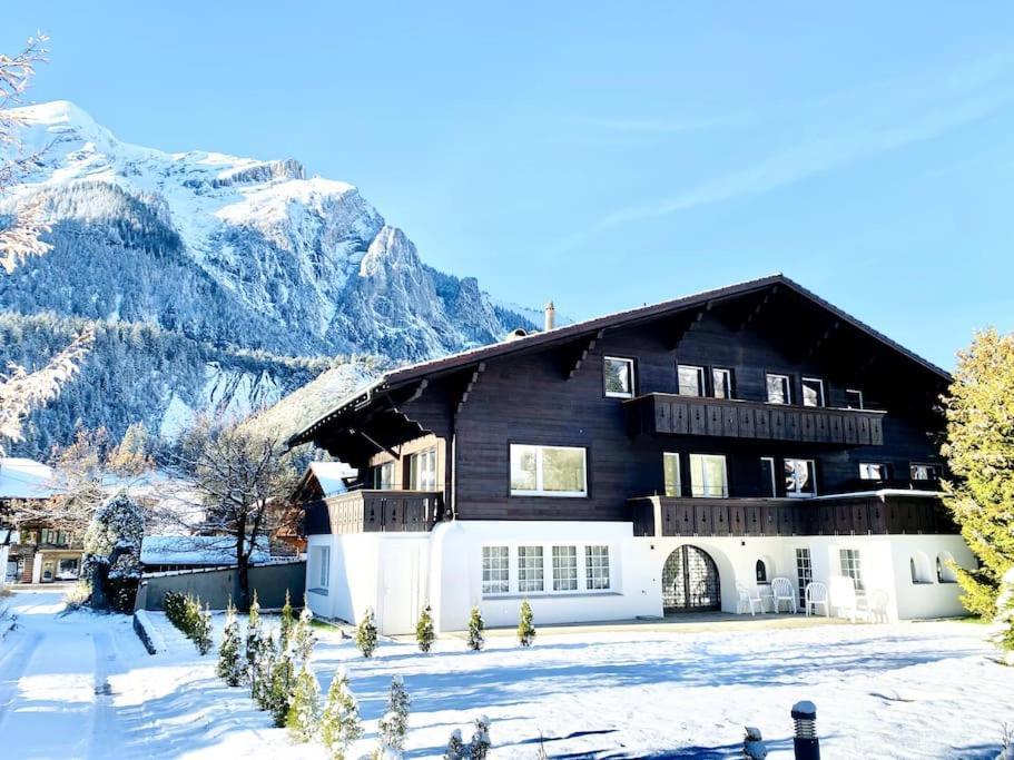 Cute & Cozy Oasis, Private Afternoon Sun Terrace Apartment Kandersteg Exterior foto
